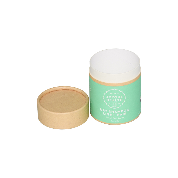 Empty Kraft Paper Jar Tube Cardboard Boxes Essential Oil Bottle Packaging Tube Box Round Paper Cardboard Boxes