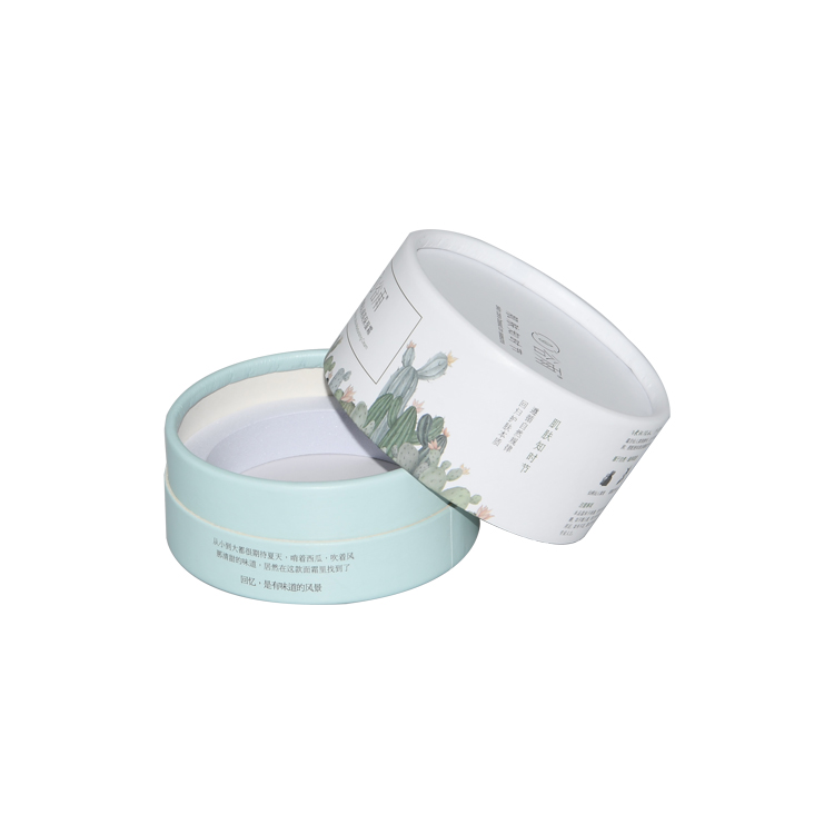 Luxury Wholesale High Quality Custom Print Cheap Paper Cylinder Box Round Tube for Skincare Packaging