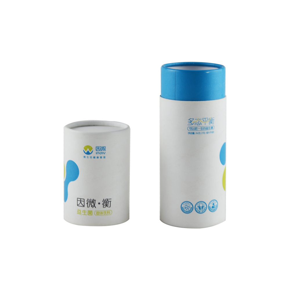 Custom Paper Cylinder Boxes Paper Tube Packaging Custom Cardboard Cylinder Paper Tubes Packaging for Glass Bottle