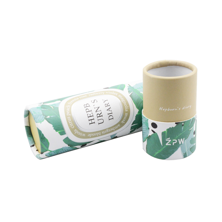 Buy Eco Friendly Paper Cardboard Cosmetics Cylinder Tube Packaging Boxes with Custom Printing Serivce at The Cheapest Price