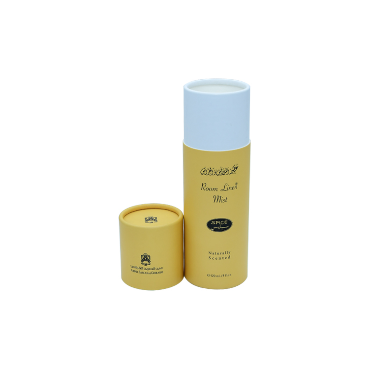 Factory Custom Paper Cylinder Cardboard Perfume Box Paper Tube for Fragrance Packaging