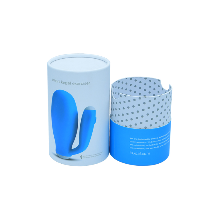 Custom Printed Cylindrical Rigid Paper Tube Box Packaging for Consumer Electronics Products Packaging