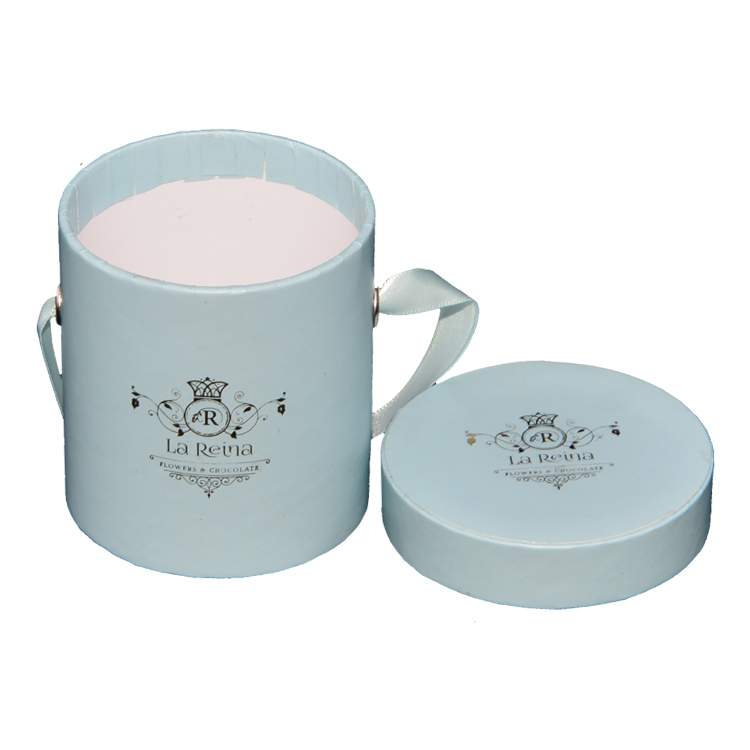 Paper Preserved Rose Gift Flower Packaging Round Box Tube Packaging for Flower Packaging