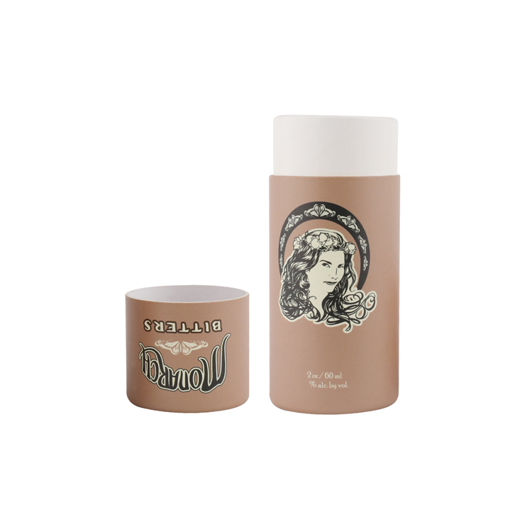 OEM Paper Round Tube Rigid Cylinder Perfume Box Packaging