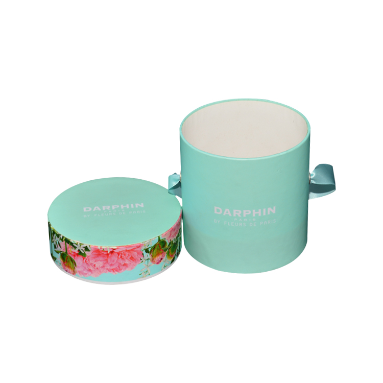 Mimi Paper Round Box for Single Rose Preserved Flowers