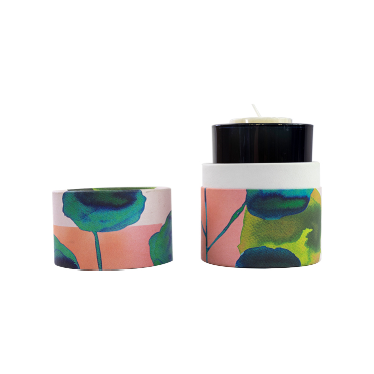 Recycled Material Custom Candle Paper Tube Packaging