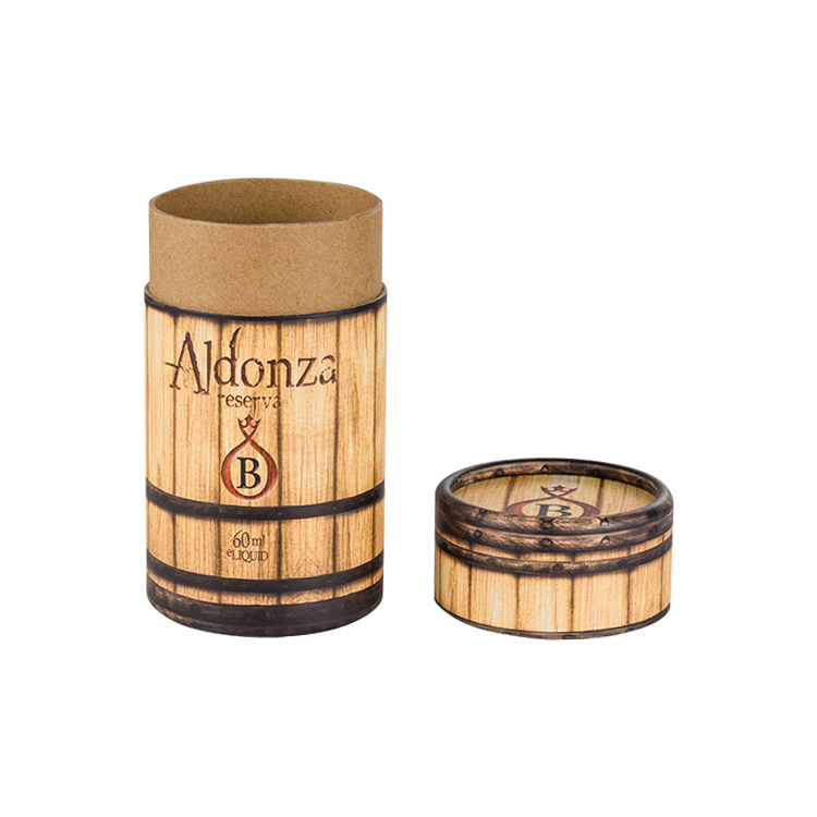 Kraft Paper Tube Box for 10ml 30ml 60ml E Liquid Bottle with Custom Printing
