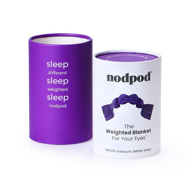 Wholesale Custom High Quality Cardboard Paper Eye Mask Cylinder Packaging Round Paper Tube Box For Eye Blanket