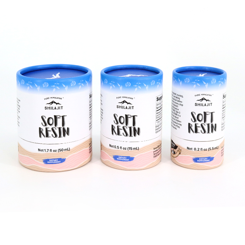 Wholesale Luxury Cylinder Paperboard Childproof Tea Tube Packaging Paper Cosmetic Canister Cylinder Paper Packaging Tube
