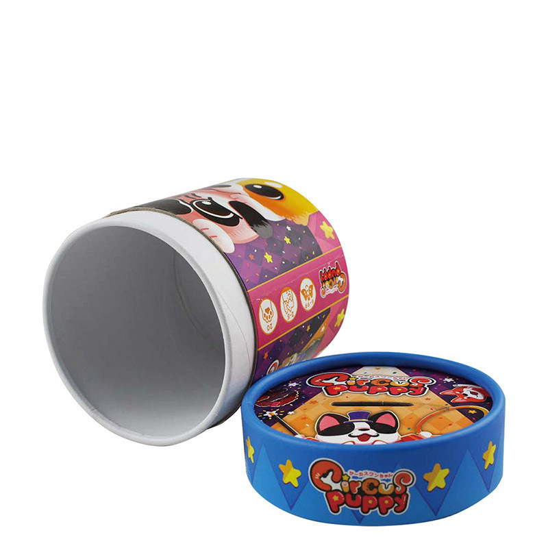 Wholesale Custom 24 Pieces Paper Puzzle Cylinder Paper Tube Packaging Children's Puzzle Jigsaw Puzzle Paper Jar Packaging