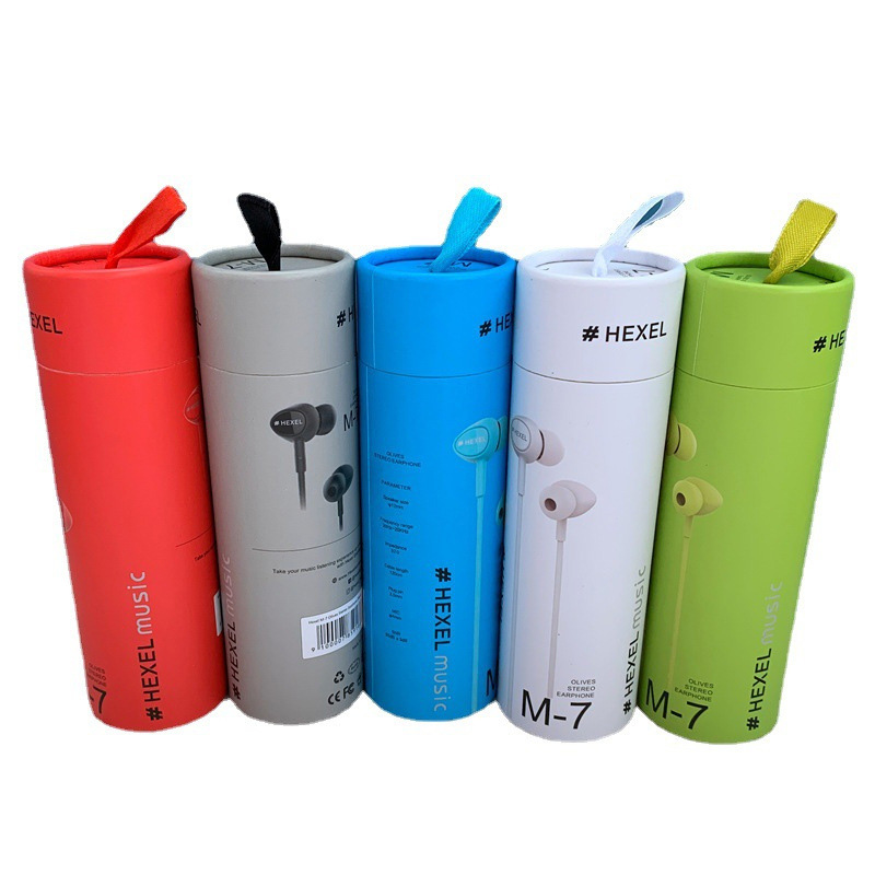 Wholesalw Custom Noise Cancelling Headphones Paper Tube Packaging Gift Box Electronics Paper Gift Tube Box