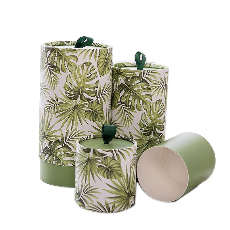 Cardboard Tubes Packaging Factory Price Custom Made Rigid Paper Cylinder Round Tube For Cosmetic Candle Gift Packaging