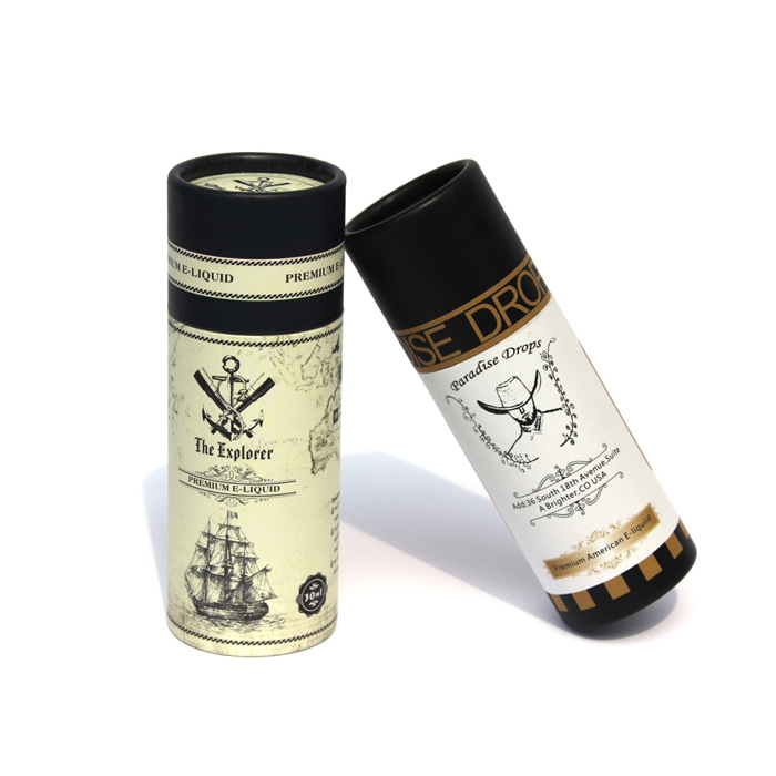 Wholesale Paper Tube Small Size Cylinder Packaging Cardboard Tube Packaging For Oil Serum