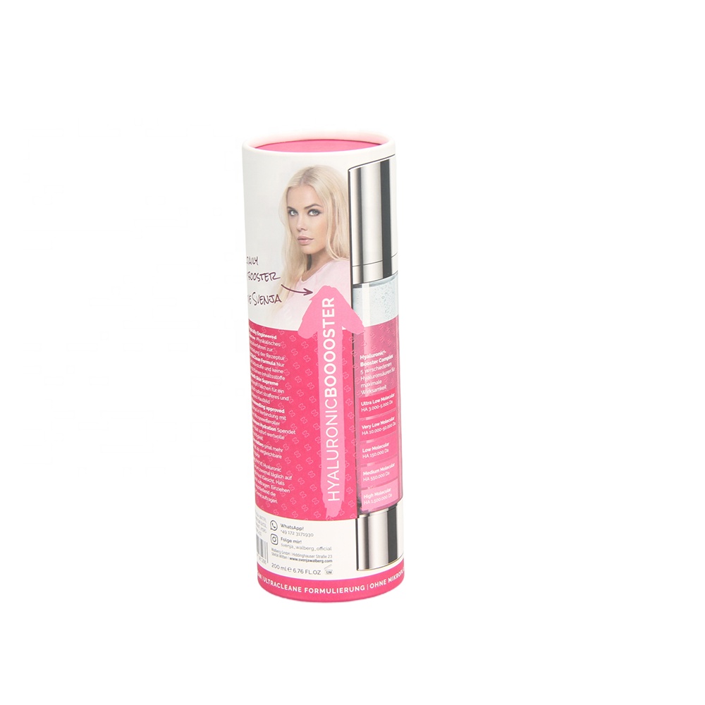 Custom High Quality Printed Paper Tube Box Personal Care Cosmetic Packaging Paper Tube
