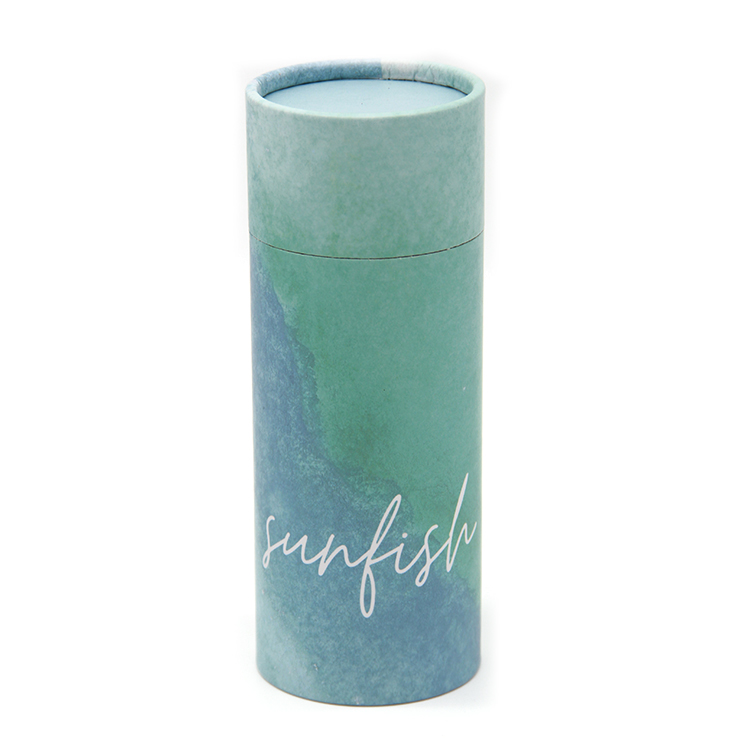 Custom Printed Cylinder Packaging Box T-shirt Tube Packaging Cardboard Box For Clothing Packaging