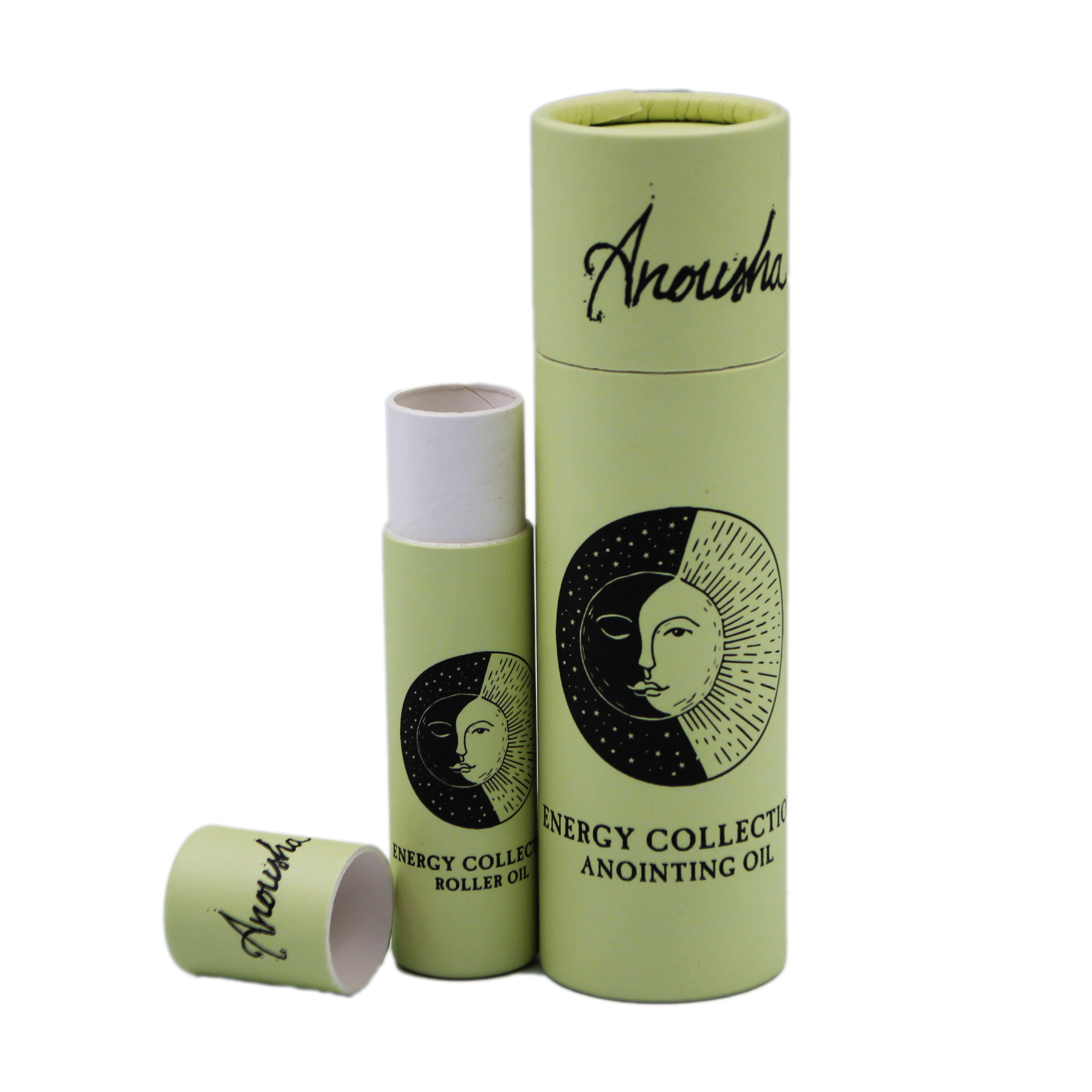 Eco friendly Luxury Biodegradable Cardboard Containers Gift Paper Tube Packaging For Perfume