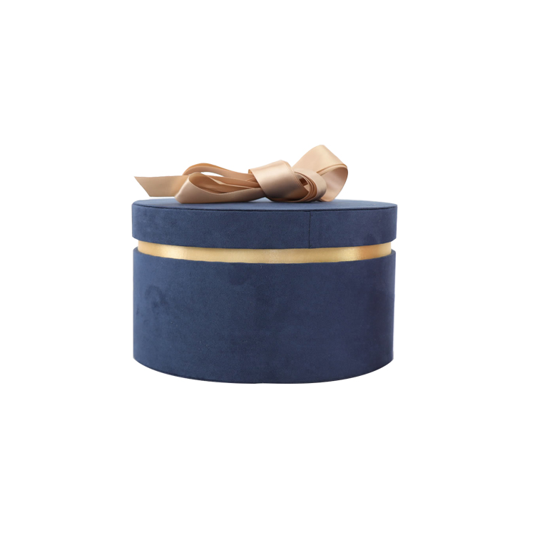 Suede Paper Box, Velvet Round Cardboard Box, Suede Cylinder Tube Box 10.jpg